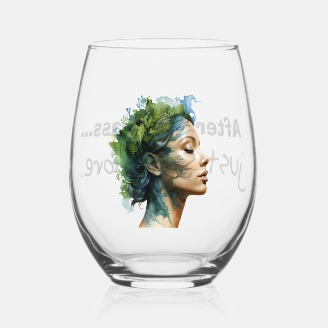 Verre à vin humoristique (Verso)