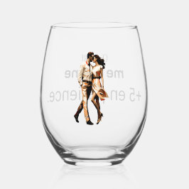 Verre à vin humoristique