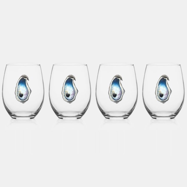 Verre à vin sans oyster - 4 set (Recto)