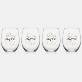 Verre À Vin Sans Pied Abide en Christ