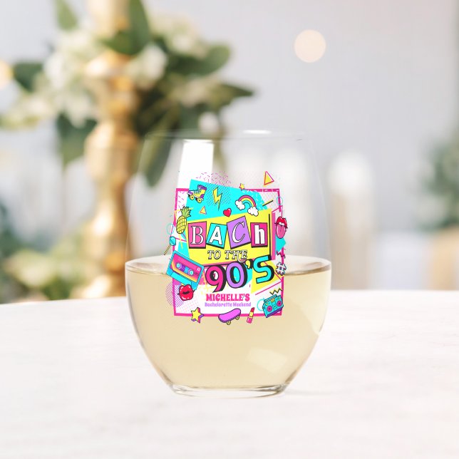 Verre À Vin Sans Pied Bach aux années 90 (Insitu (Mariage))