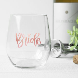 Verre À Vin Sans Pied Bachelorette Week-end Fête Favoriser Personnalisé