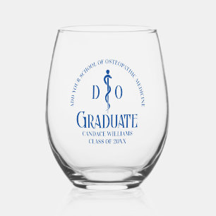 Verre À Vin Sans Pied Bleu Ostéopathie Médicale