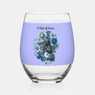 Verre À Vin Sans Pied Blue Reverie