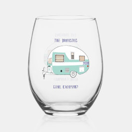 Verre À Vin Sans Pied Camping RV Trailer Camper Cocktail