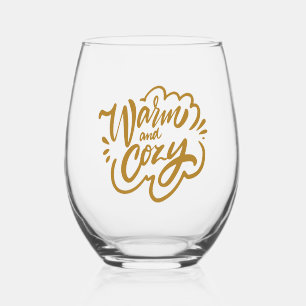 Verre À Vin Sans Pied Chaleureux et cosy