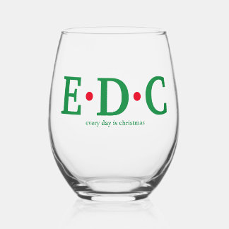 Verre À Vin Sans Pied Chaque jour, Noël
