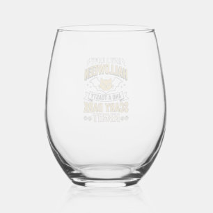 Verre À Vin Sans Pied Chat Halloween Vintage Création Nuit Sombre Effray