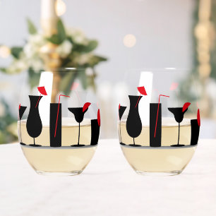Verre À Vin Sans Pied Cocktails Lunettes de Vin Stemless