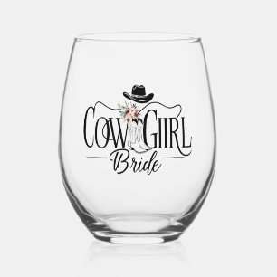 Verre À Vin Sans Pied Cowgirl