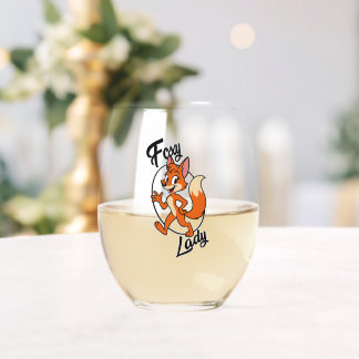 Verre À Vin Sans Pied Dame Glace Fox