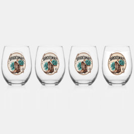 Verre À Vin Sans Pied Demoiselle d'honneur