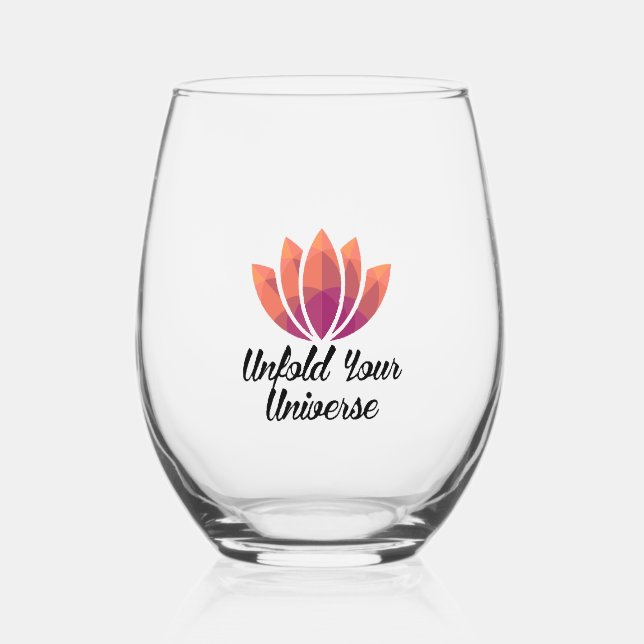 Verre À Vin Sans Pied Déplier votre univers (Recto)