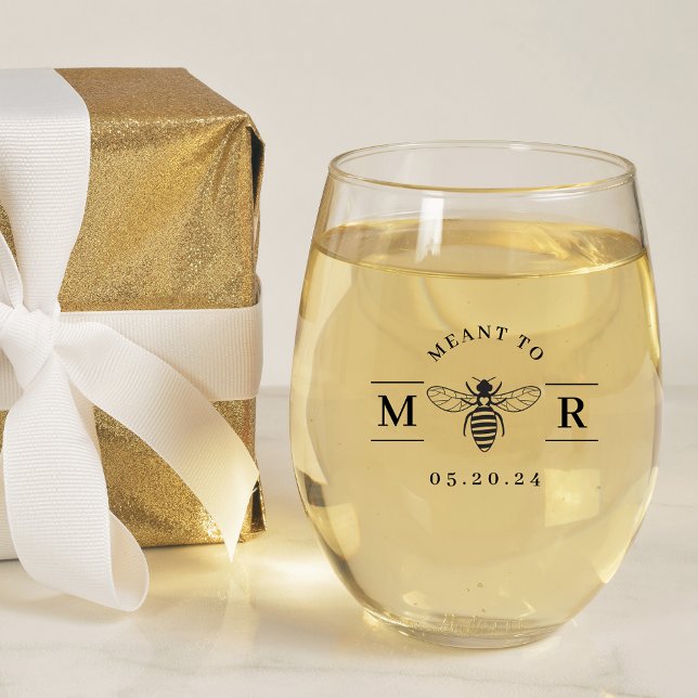 Verre À Vin Sans Pied Élégant signifiant être Mariage (Créateur téléchargé)