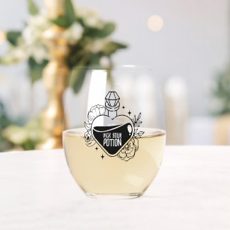 Verre À Vin Sans Pied Estilo de Bebida: Vaso de vino sin tallo, Conjunto