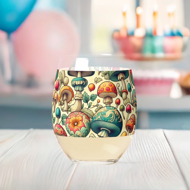 Verre À Vin Sans Pied Faux (Insitu (Baby Shower))