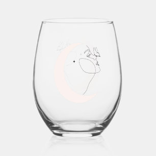 Verre À Vin Sans Pied Femme