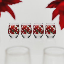 Fleurs Poinsettias Rouges
