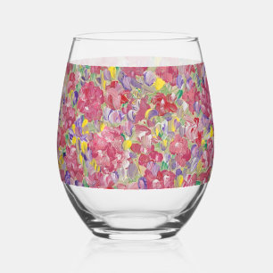 Verre À Vin Sans Pied Flore printanière