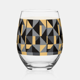 Verre à Vin Sans Pied Géométre Moderne Weinglas Ohne Stiel