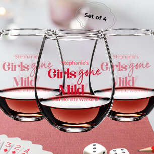 Verre À Vin Sans Pied Girls Gone Mild Week-end Spa de dernière célibatai