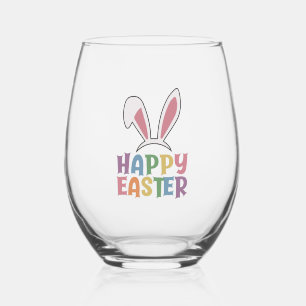 Verre À Vin Sans Pied Joyeux Pâques