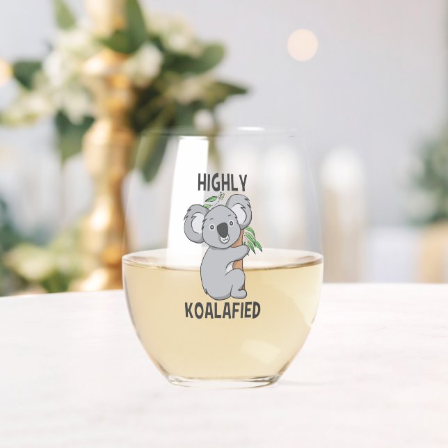 Verre À Vin Sans Pied Koala hautement Koalafied (Insitu (Mariage))