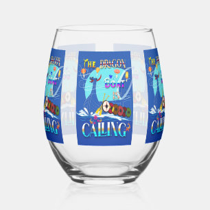 Verre À Vin Sans Pied Le Bateau Dragon Appelle