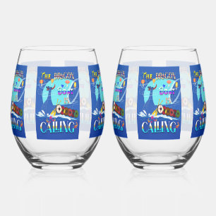Verre À Vin Sans Pied Le Bateau Dragon Appelle