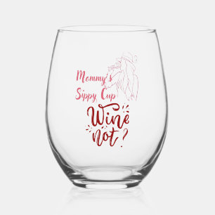 Verre À Vin Sans Pied Le vin de la coupe Sippy de maman pas