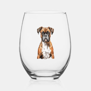 Verre À Vin Sans Pied Les potes de boxer les mignons dessins pour chien 
