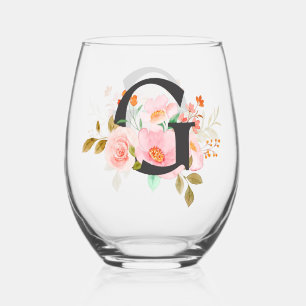 Verre À Vin Sans Pied Lettre G