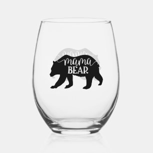 Verre À Vin Sans Pied Mama Bear