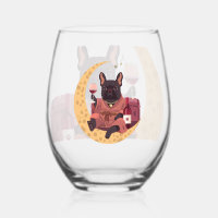 Maman Bouledogue Français Soirée Vin