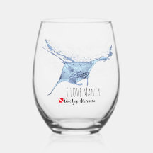 Manta Ray Silhouette