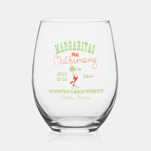 Verre À Vin Sans Pied Margaritas & Mariage Tulum Bachelorette