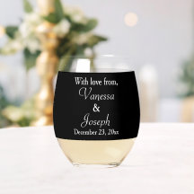 Mariage Silver Monogramme noir blanc