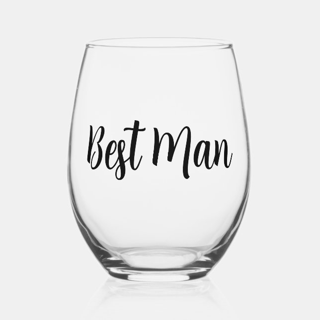 Verre À Vin Sans Pied Meilleur Mariage (Recto)