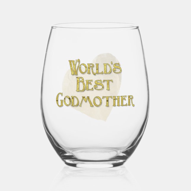 Verre À Vin Sans Pied Meilleure mère-mère au monde (Recto)