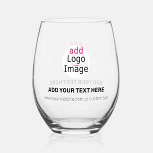 Verre À Vin Sans Pied Moderne Professionnel Personnalisable