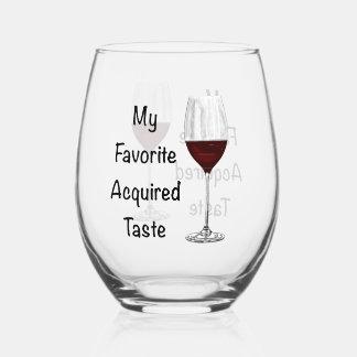 Verre À Vin Sans Pied Mon goût acquis préféré