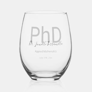 Verre À Vin Sans Pied Nom du titulaire du doctorat Diplôme de doctorat