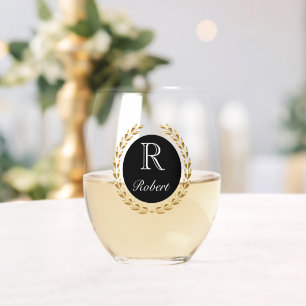 Verre À Vin Sans Pied Nom personnalisé