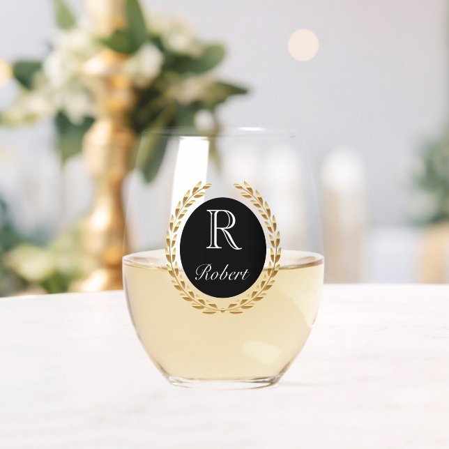 Verre À Vin Sans Pied Nom personnalisé (Insitu (Mariage))