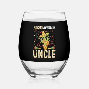 Verre À Vin Sans Pied Oncle pas moyen Cinco De Mayo Chapeau Mexicain