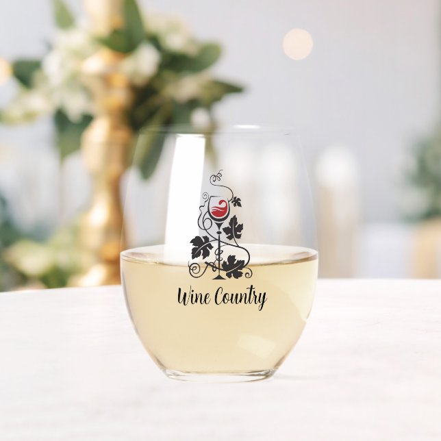Verre À Vin Sans Pied Pays du vin (Insitu (Mariage))