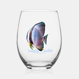Verre À Vin Sans Pied Platax à longues nageoires découpé