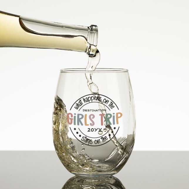 Verre À Vin Sans Pied Que se passe-t-il sur Girls Trip Custom Girls Week (Créateur téléchargé)