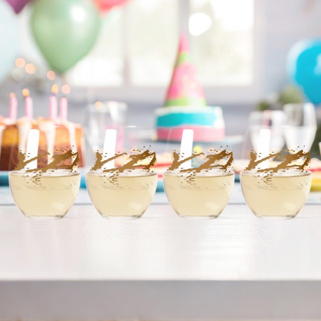 Verre À Vin Sans Pied Réflexion virale (Insitu (Anniversaire))