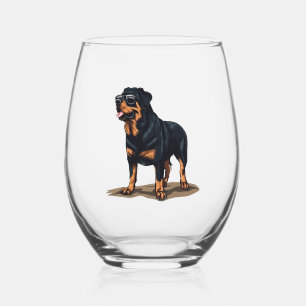 Verre À Vin Sans Pied Rottweiler L'Explorateur